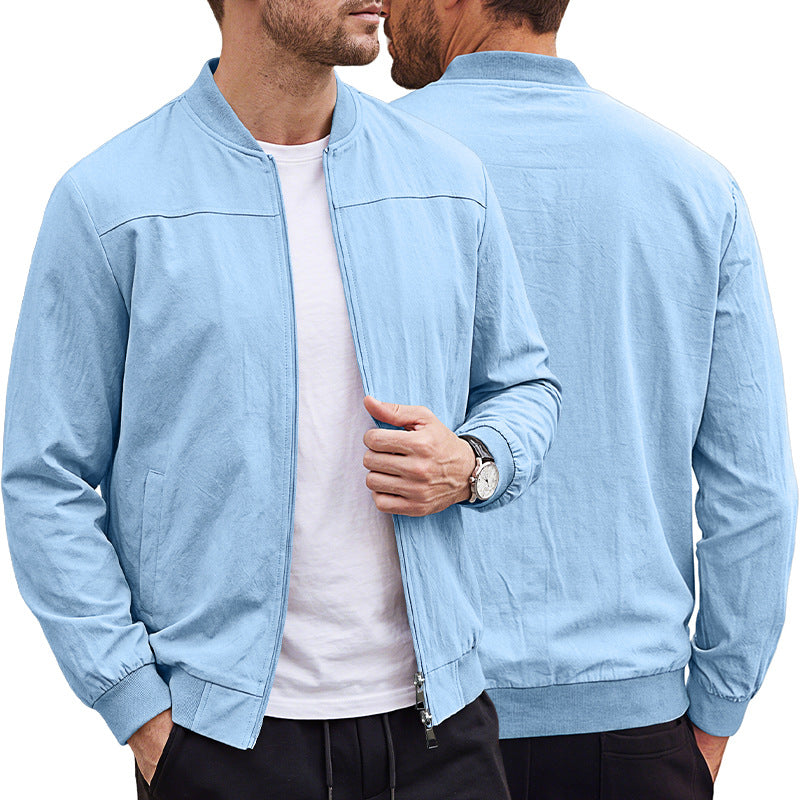 Herren Baseball Sportjacke mit Reissverschluss