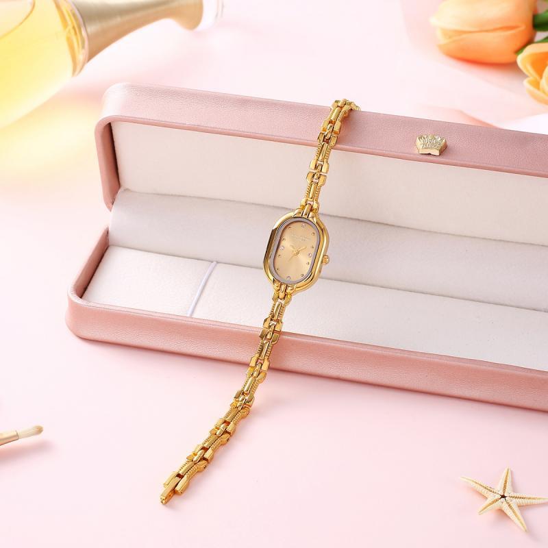 Ei-förmige Armbanduhr für Damen