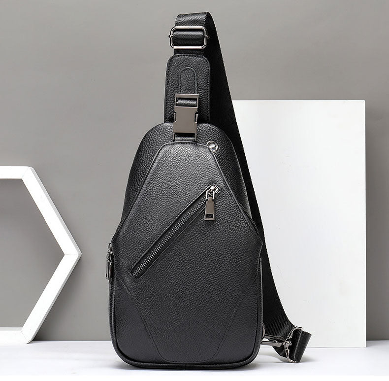 Echtleder Schulter-Umhängetasche für Herren | LuxeStyle