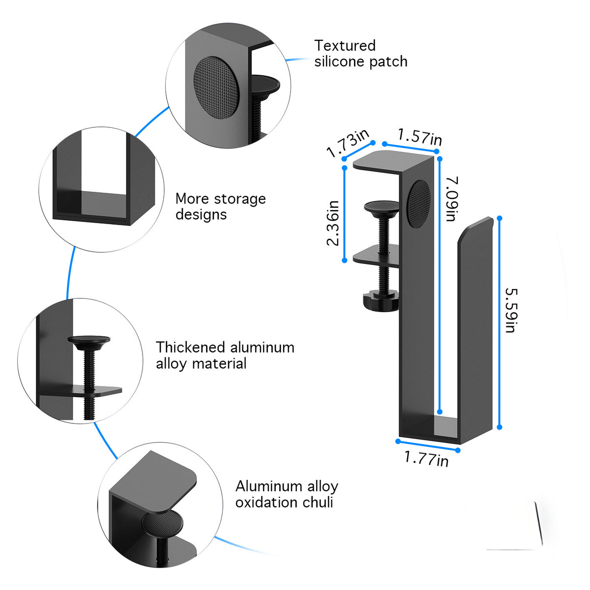Verstellbarer Laptop-Ständer für den Schreibtisch – Bild 2 | LuxeStyle