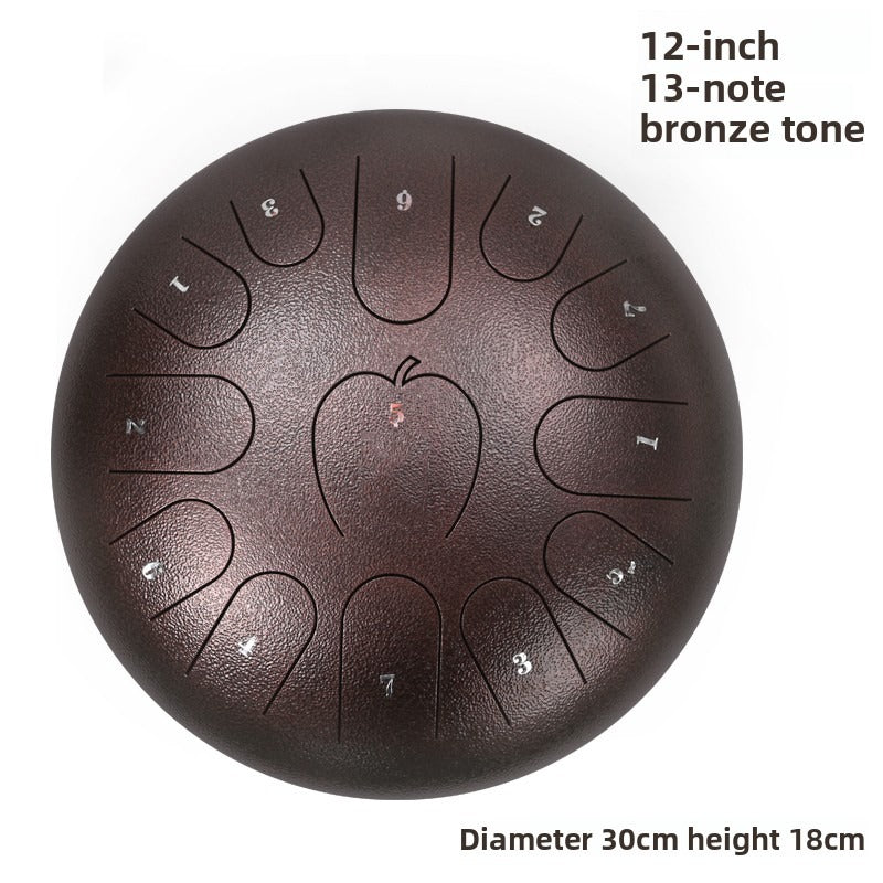 Steel Tongue Drum 12 Zoll 13 Noten Apple Style
