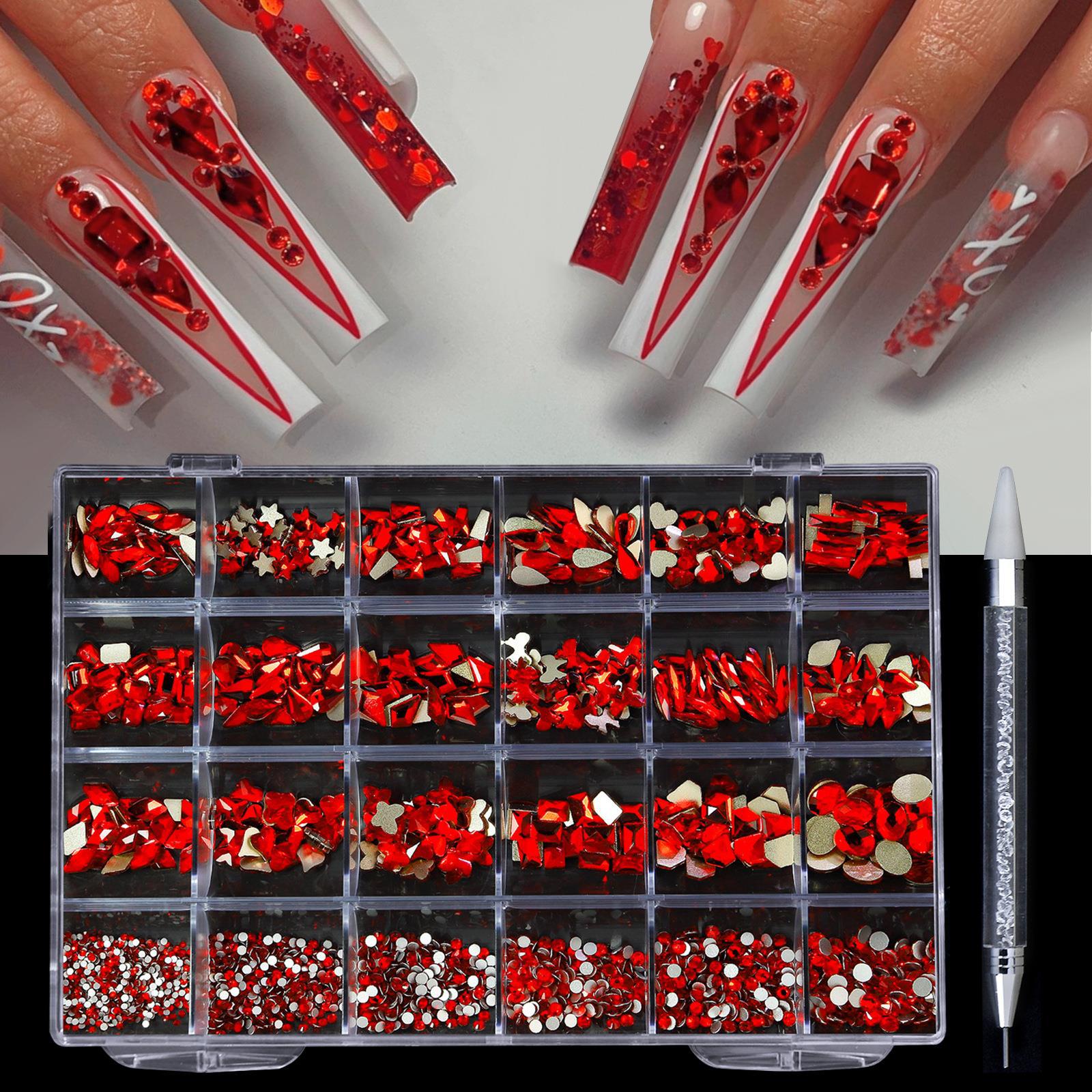 Maniküre Diamant-Schmuckset, 24 Fächer