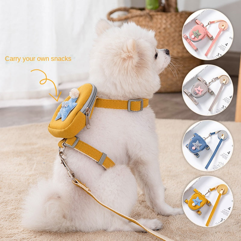 Hundegeschirr mit Leine aus Polyester – Bild 2 | LuxeStyle