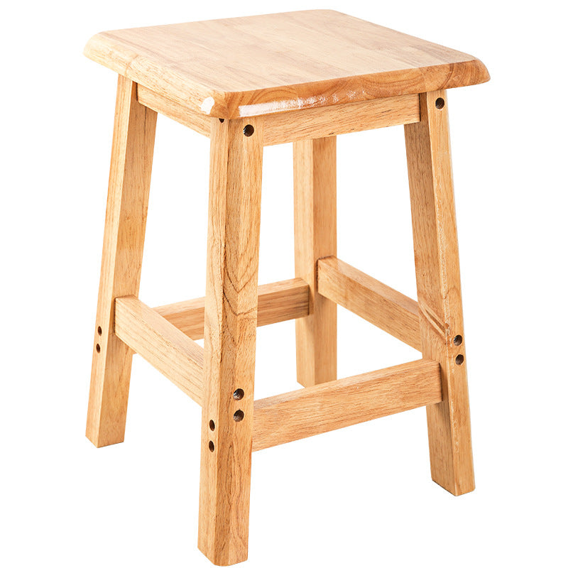 Massivholz Barhocker im minimalistischen Stil