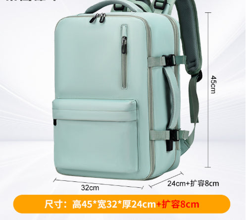 Reise-Rucksack 20–35 L mit Schuhfach – Bild 10 | LuxeStyle