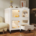 Katzenhaus mit integrierter Katzentoilette | LuxeStyle