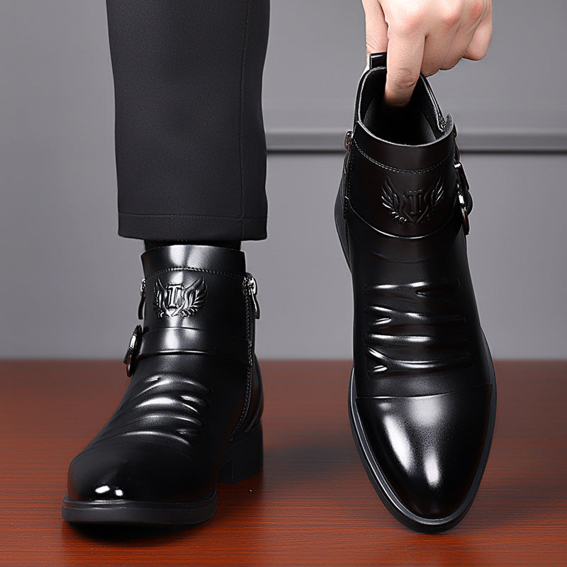 Britische Chelsea Boots aus Leder für Herren