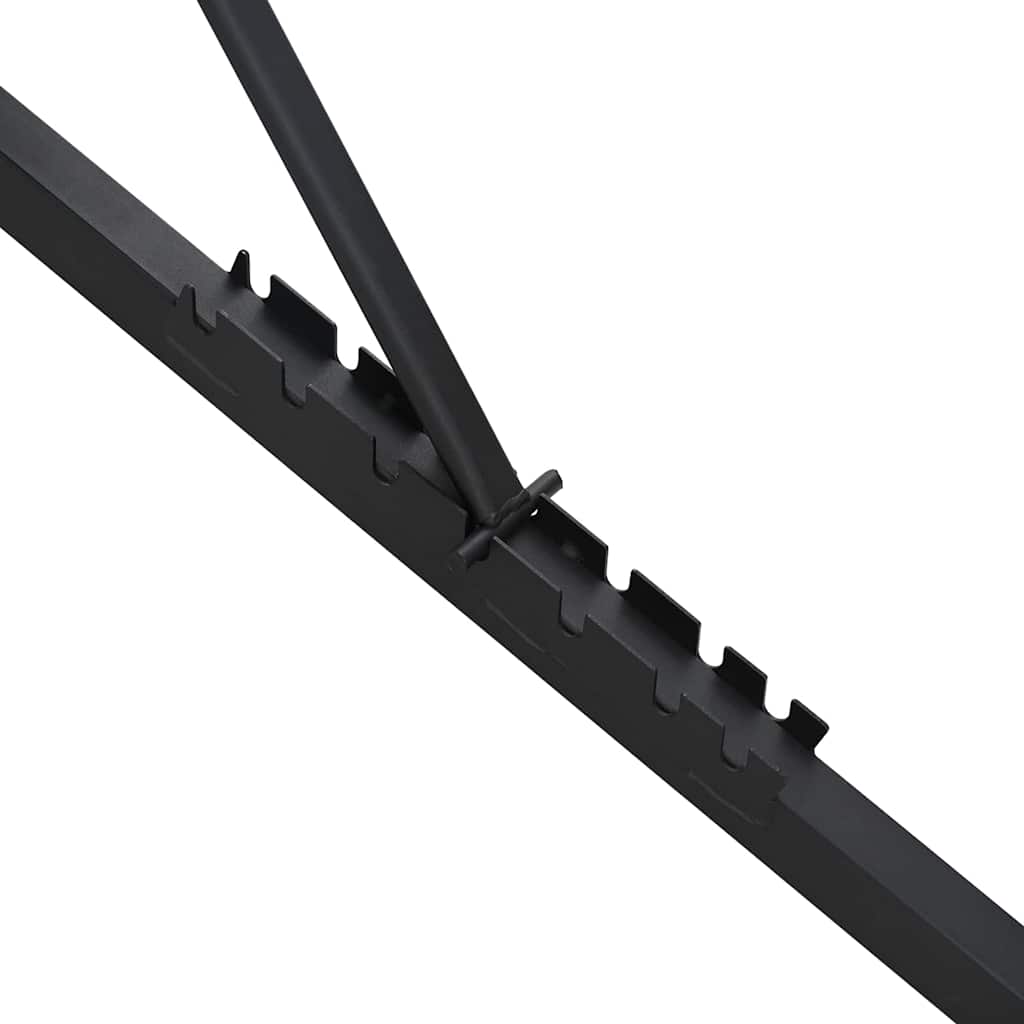 Hantelbank Schwarz 131 x 41 x 110 cm Stahl