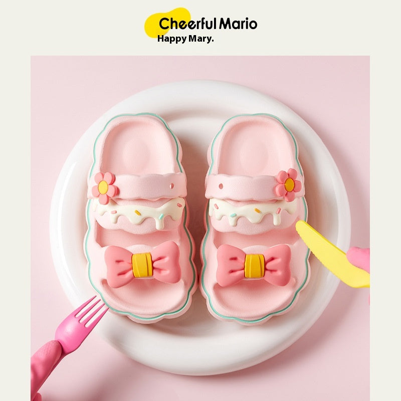 Kinder-Sandalen mit Cartoon-Muster