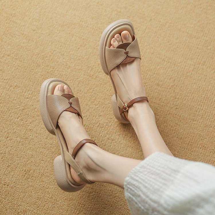 Chunky Plateau-Sandalen mit offenem Zeh – Bild 5 | LuxeStyle