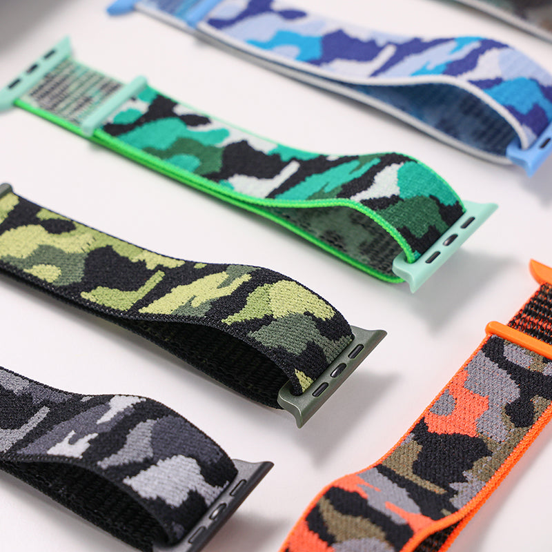 Geflochtenes Nylon-Sportarmband im Camouflage-Look | LuxeStyle