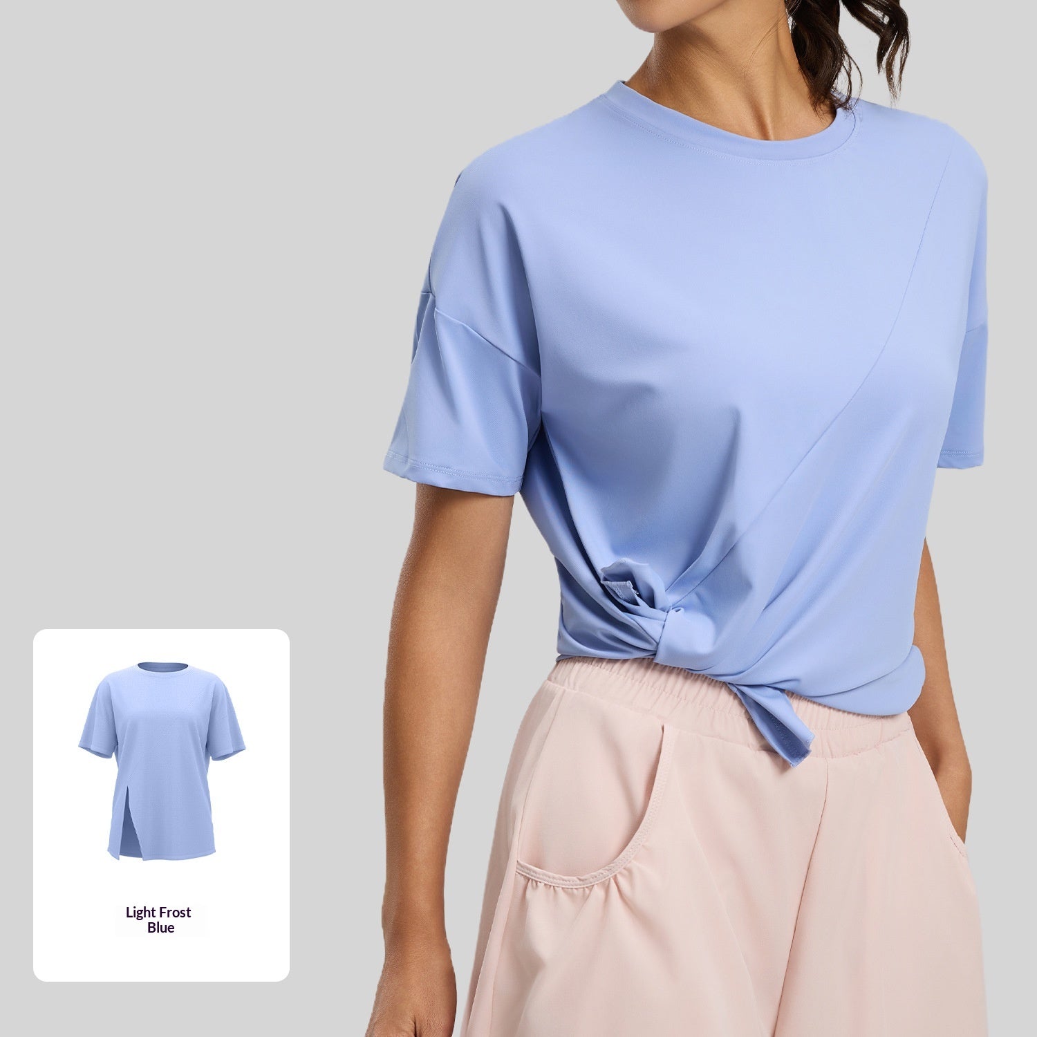 Loose-Fit Tunic mit kurzen Ärmeln
