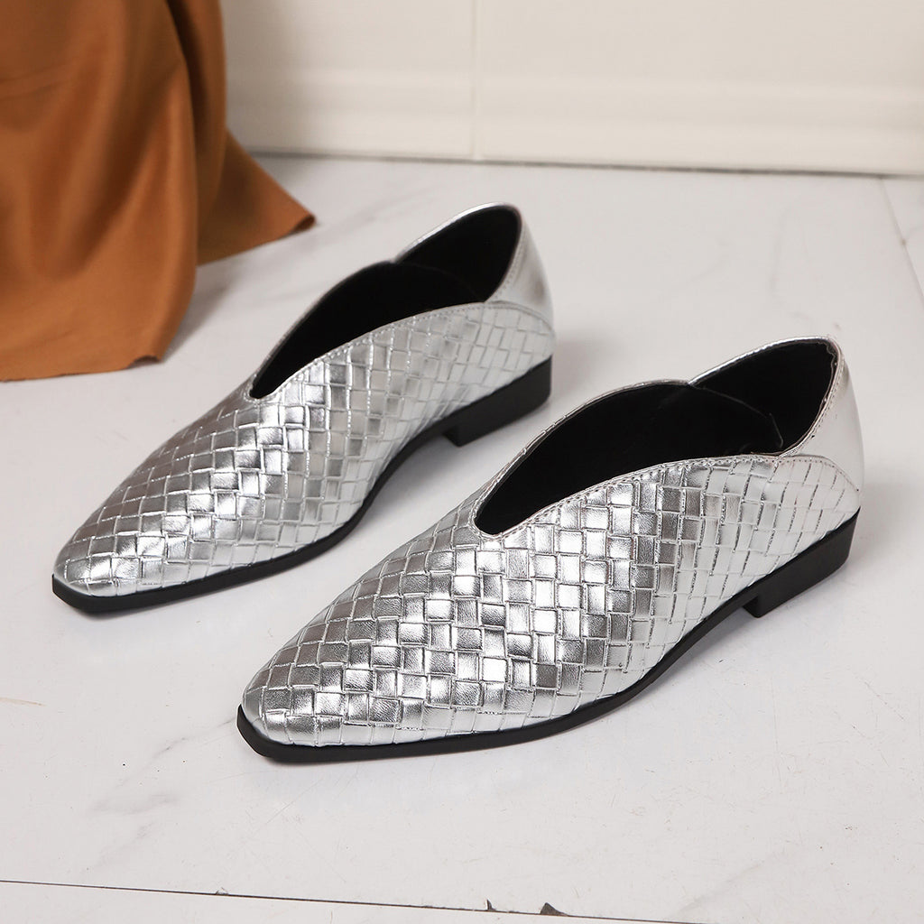 Elegante Pumps mit V-Ausschnitt und Blockabsatz – Bild 6 | LuxeStyle