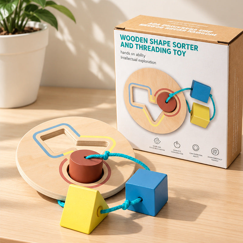 Holz-Steckspiel für Kleinkinder – Bild 4 | LuxeStyle