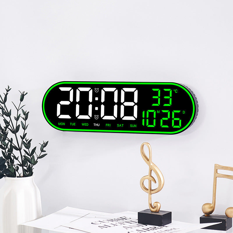 Multifunktionale digitale Wanduhr