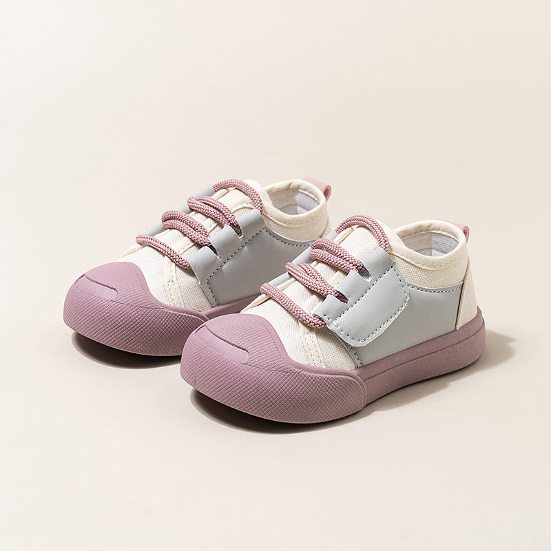 Dopamin-Farbige Canvas-Kinderschuhe