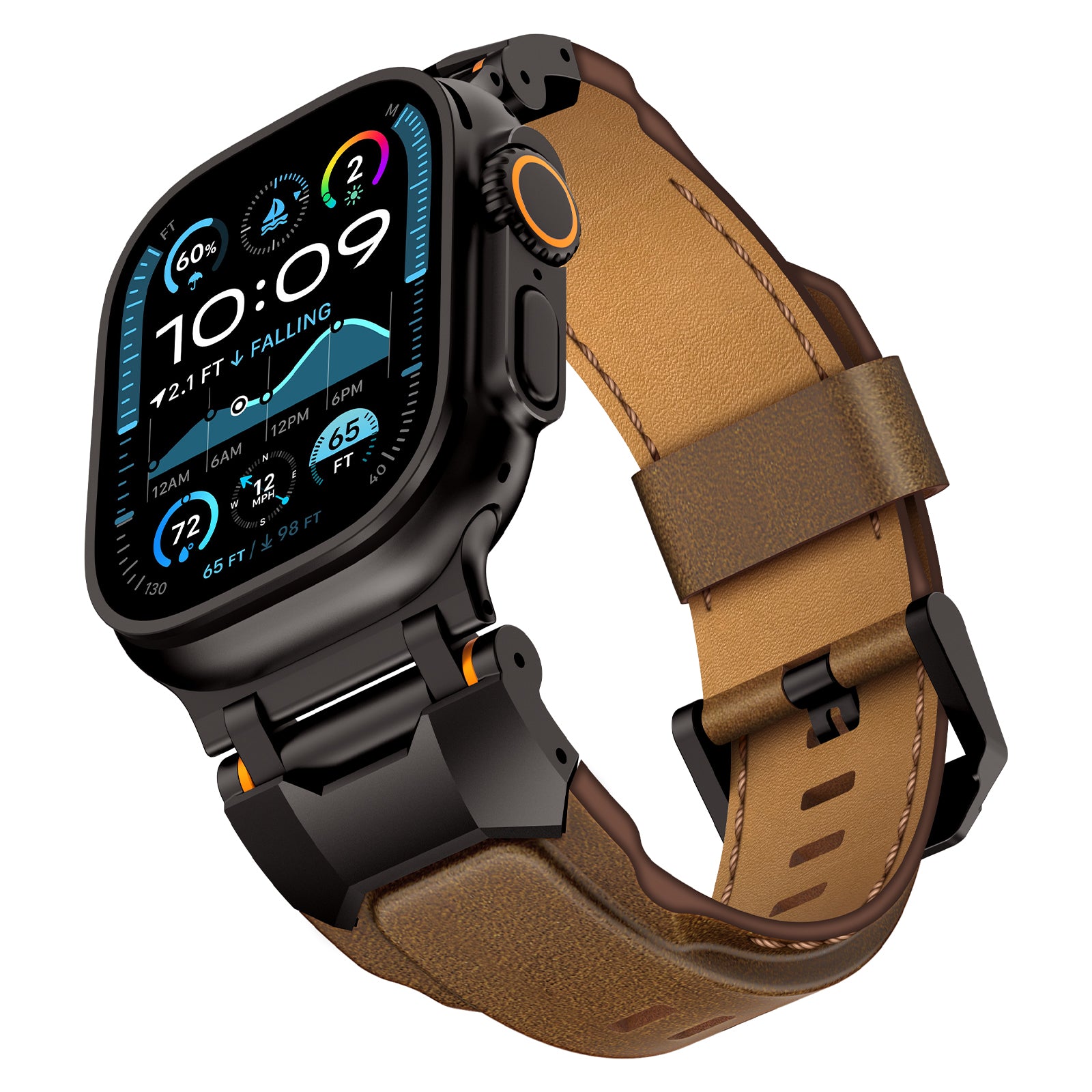Herren-Armband aus hochwertigem Rindleder