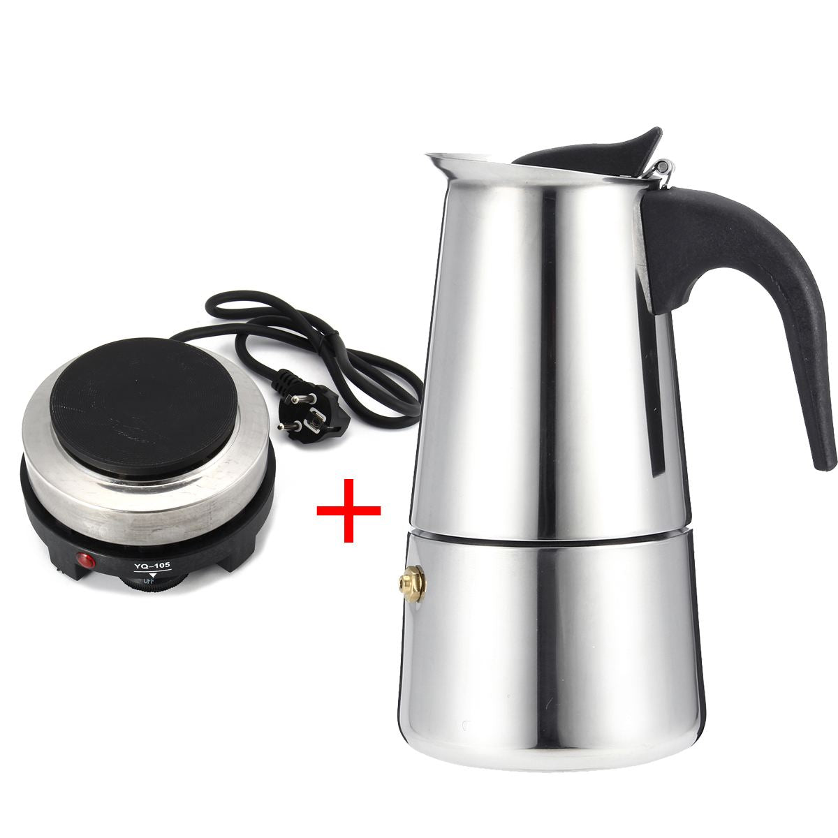 Moka Kaffeekocher-Set mit Elektroherd – Bild 4 | LuxeStyle