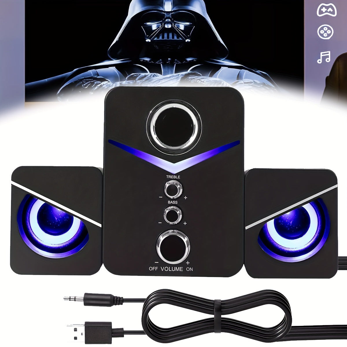 USB Computer Lautsprecher mit Subwoofer