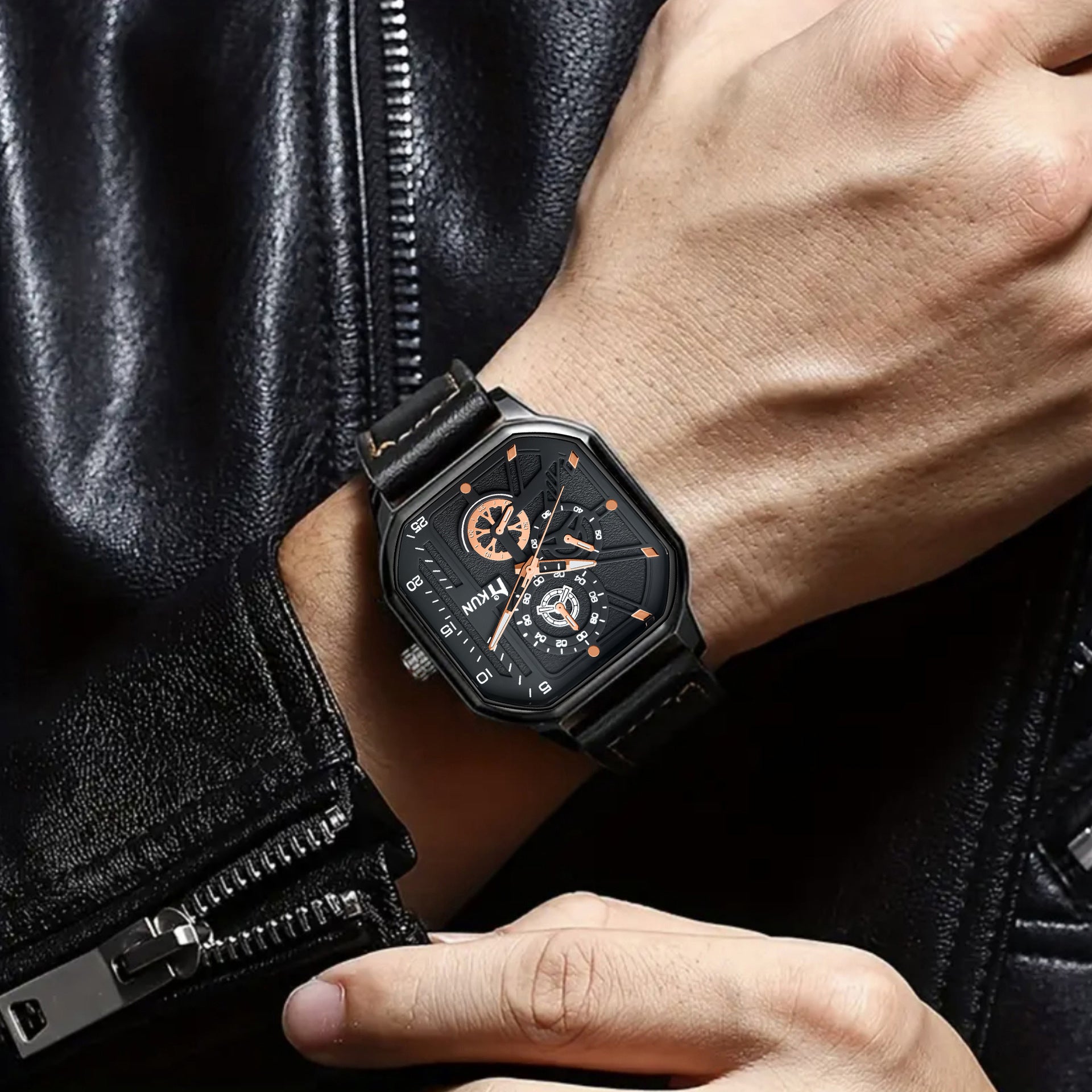 Geschenkset: Uhr, Gürtel, Brieftasche & Accessoires