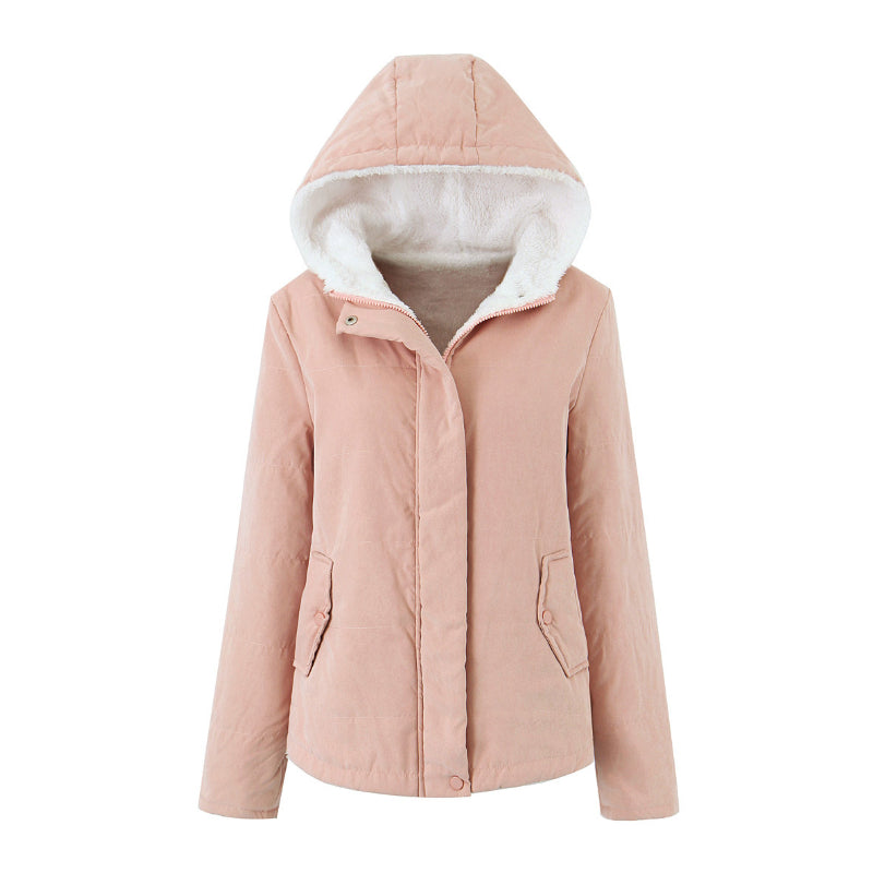Gefütterte Kapuzenjacke für Damen