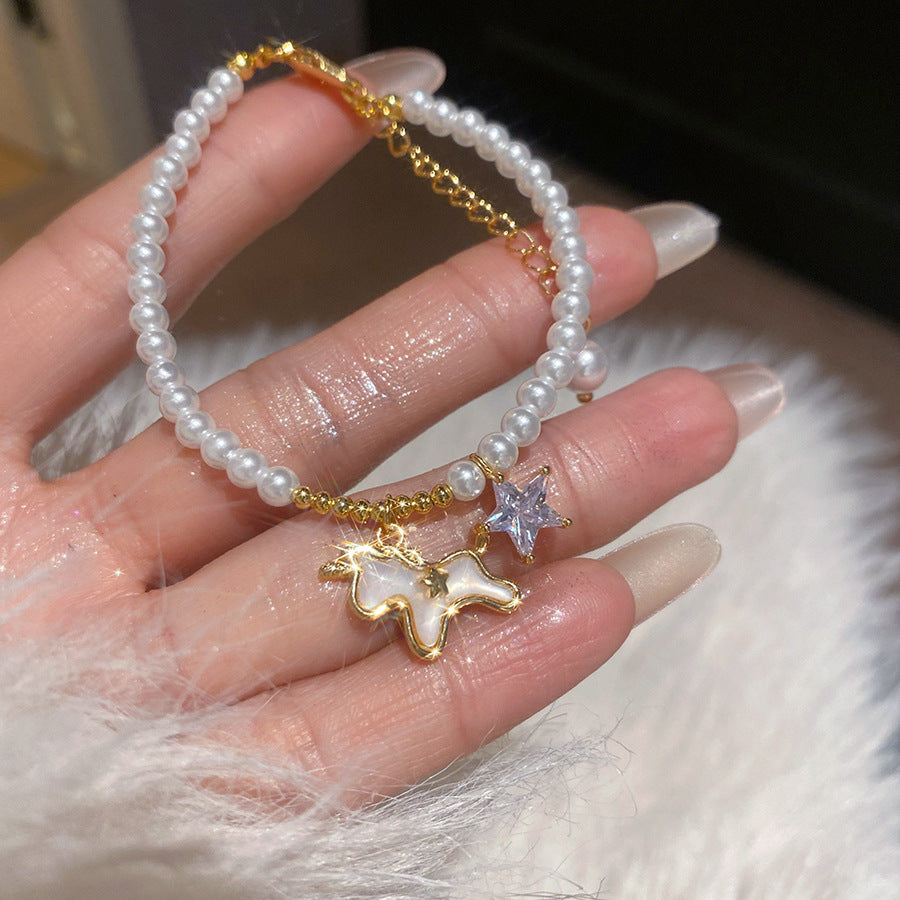 Minimalistisches Armband mit Pferd und Perle – Bild 6 | LuxeStyle