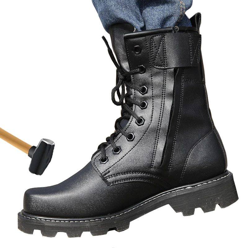 Militär-Sicherheitsstiefel mit Stahlkappe