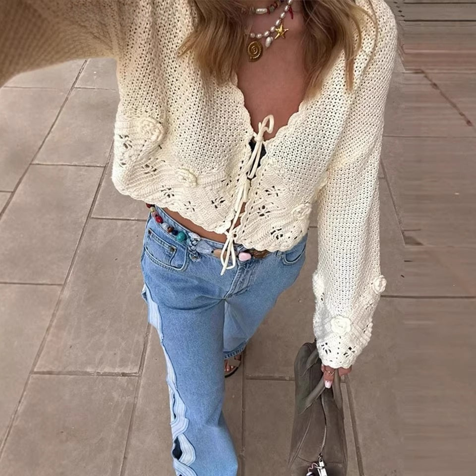 High-Waist Straight-Leg Jeans für Damen