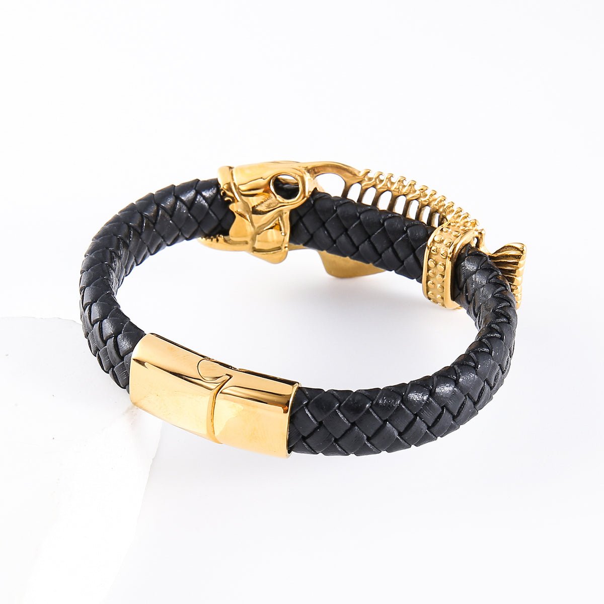 Gold-Lederarmband – Bild 5 | LuxeStyle