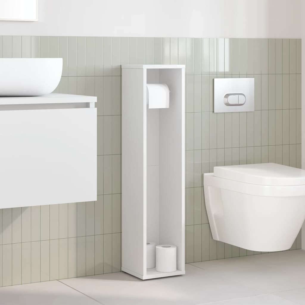 Badezimmerschrank mit Rollenhalter