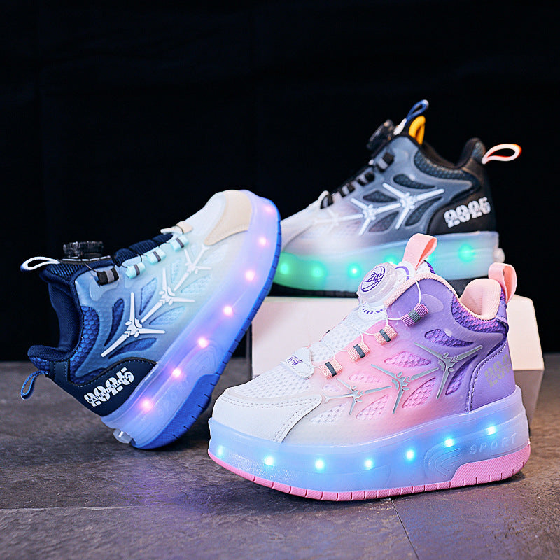 Kinder Flash Knob Rollschuhe