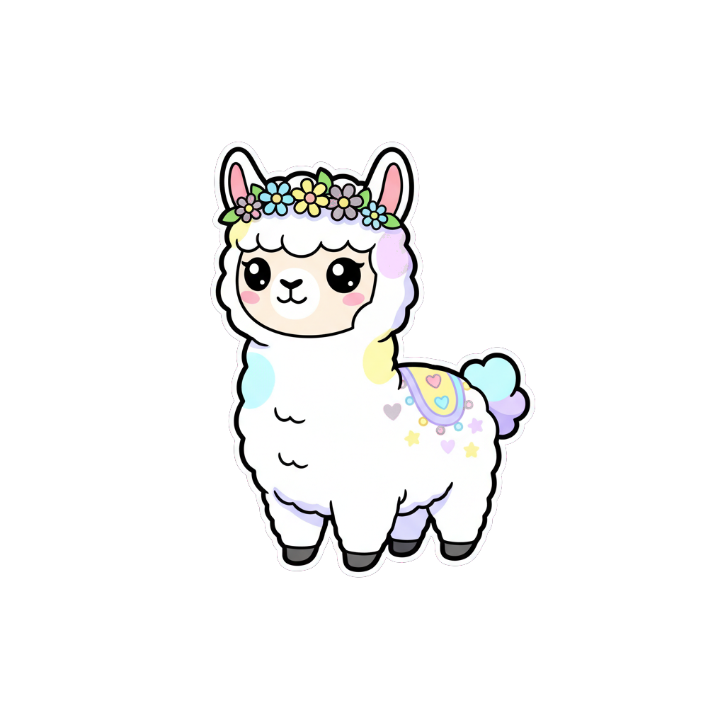 Sticker «Alpaca»
