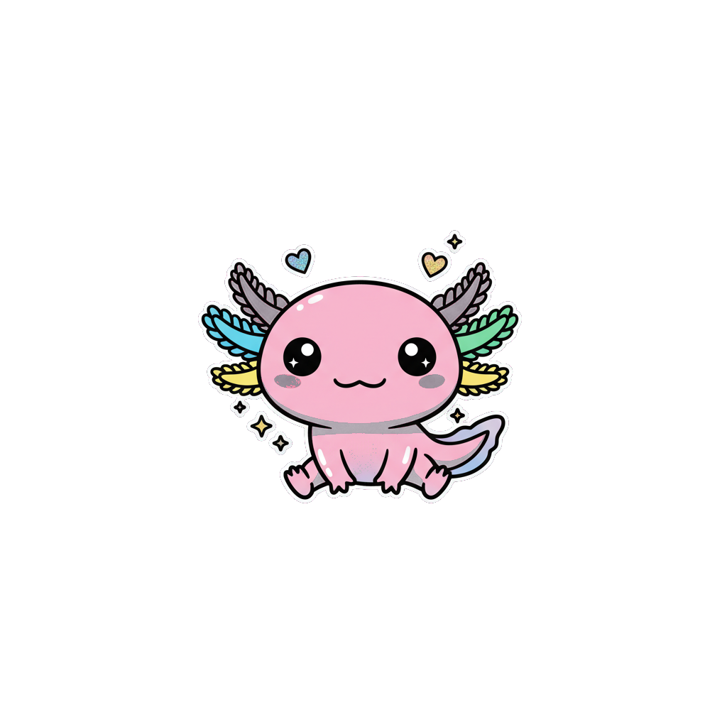 Sticker «Axolotl»