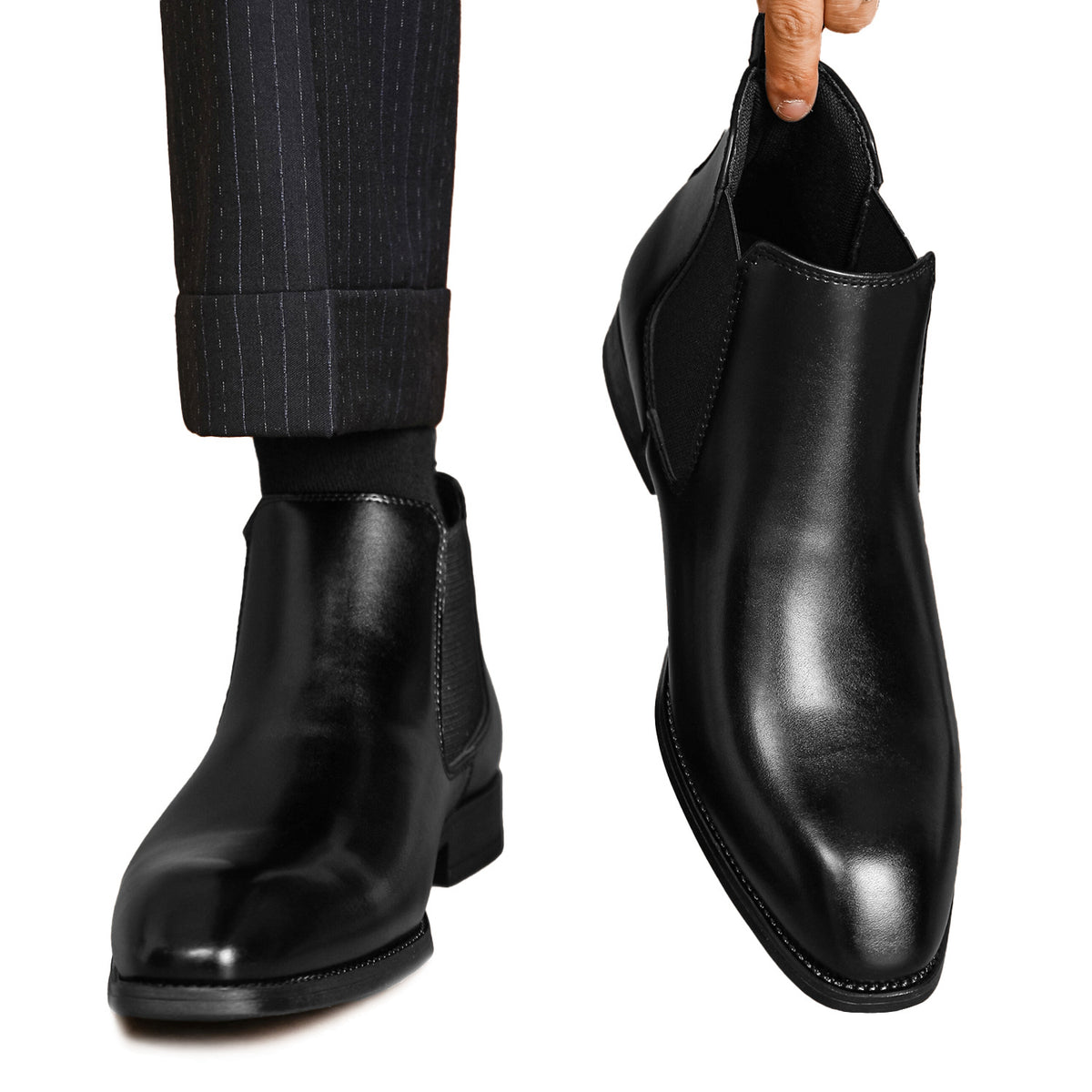 Chelsea Retro Langschaft-Stiefel – Bild 7 | LuxeStyle
