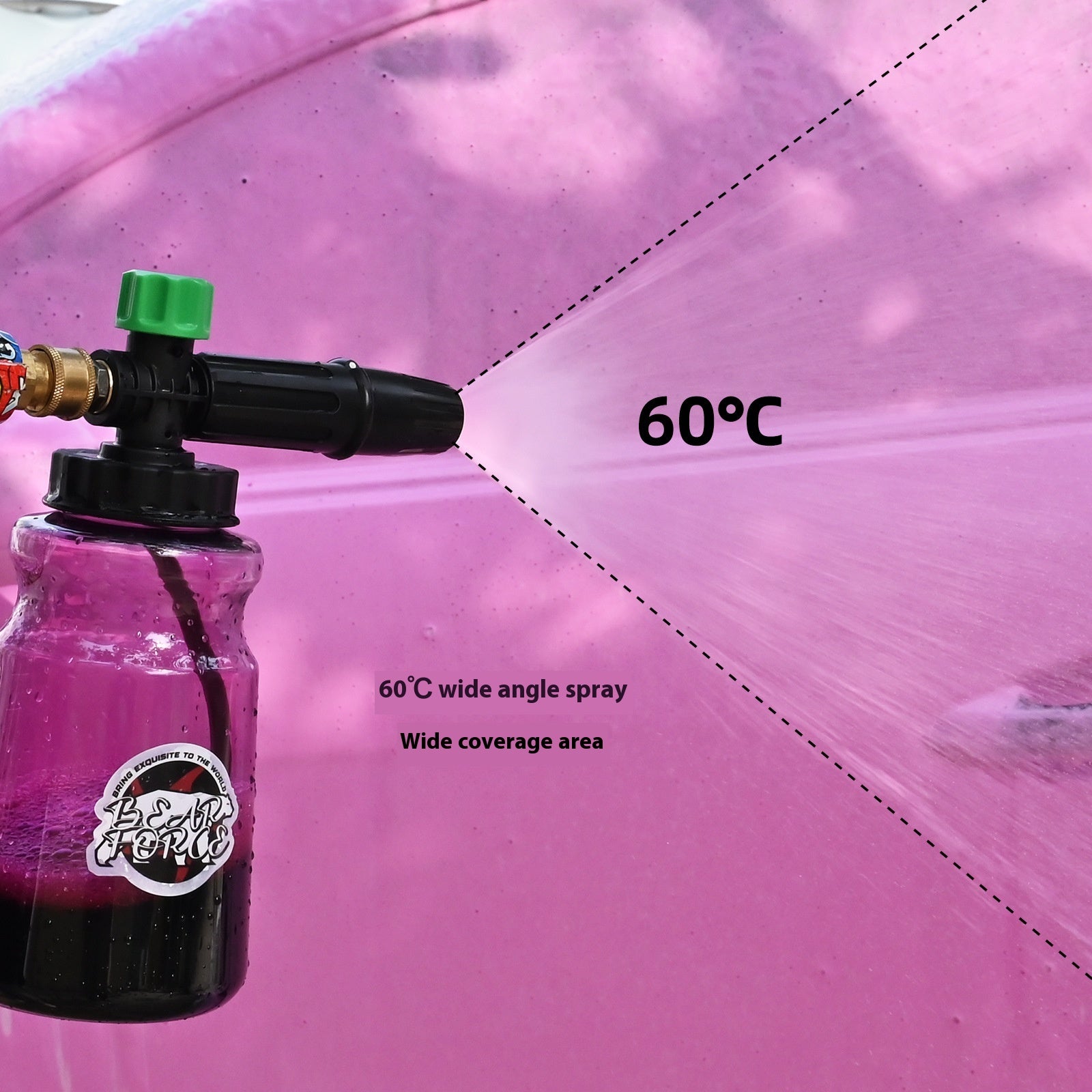 Schaum-Sprühflasche für die Autowäsche