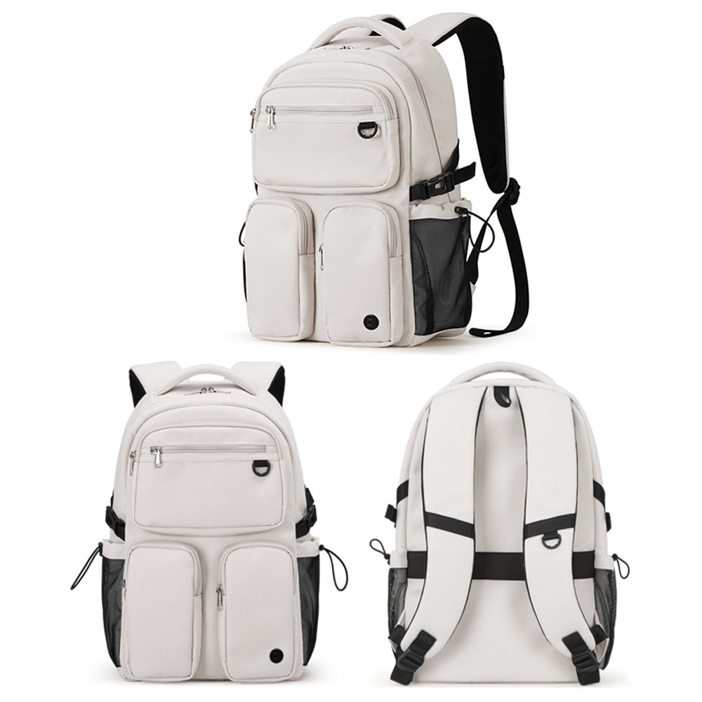 Computer-Rucksack 15 Zoll in Schwarz – Bild 4 | LuxeStyle