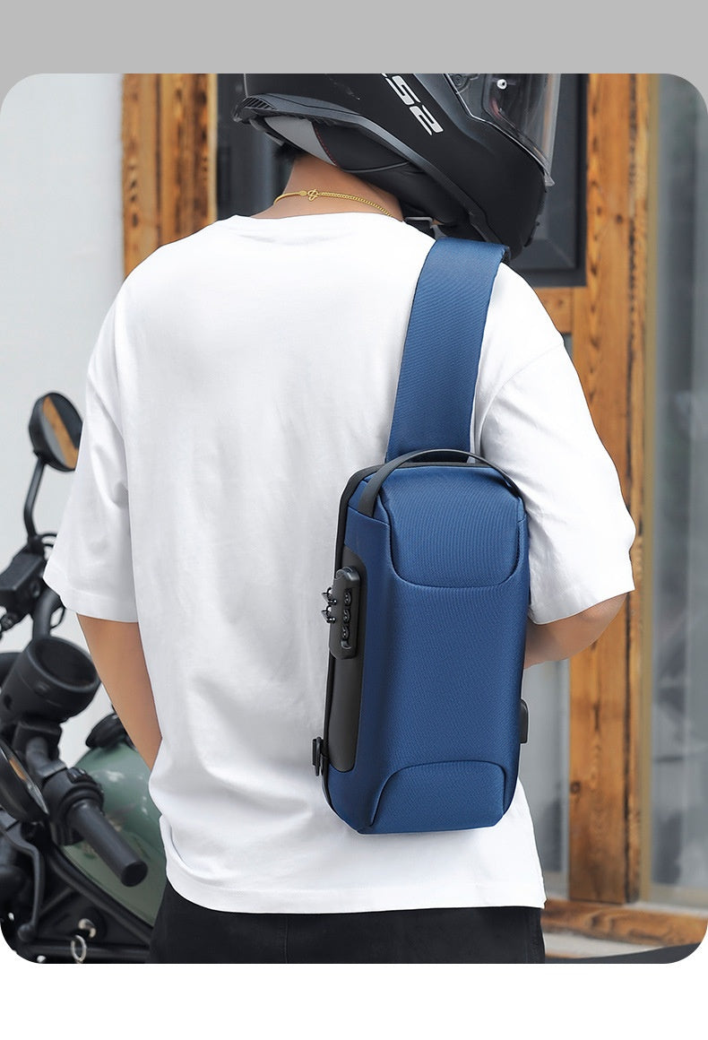 Motorrad Herren-Brusttasche aus Oxford-Stoff