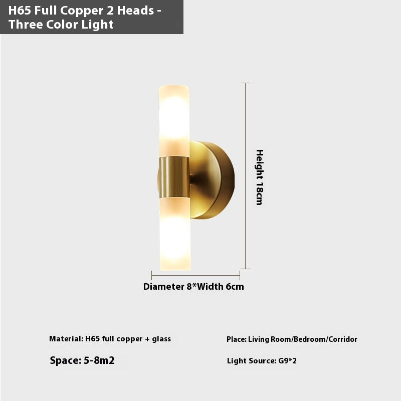 Wandlampe modern 1- oder 2-Kopf 220 V | LuxeStyle