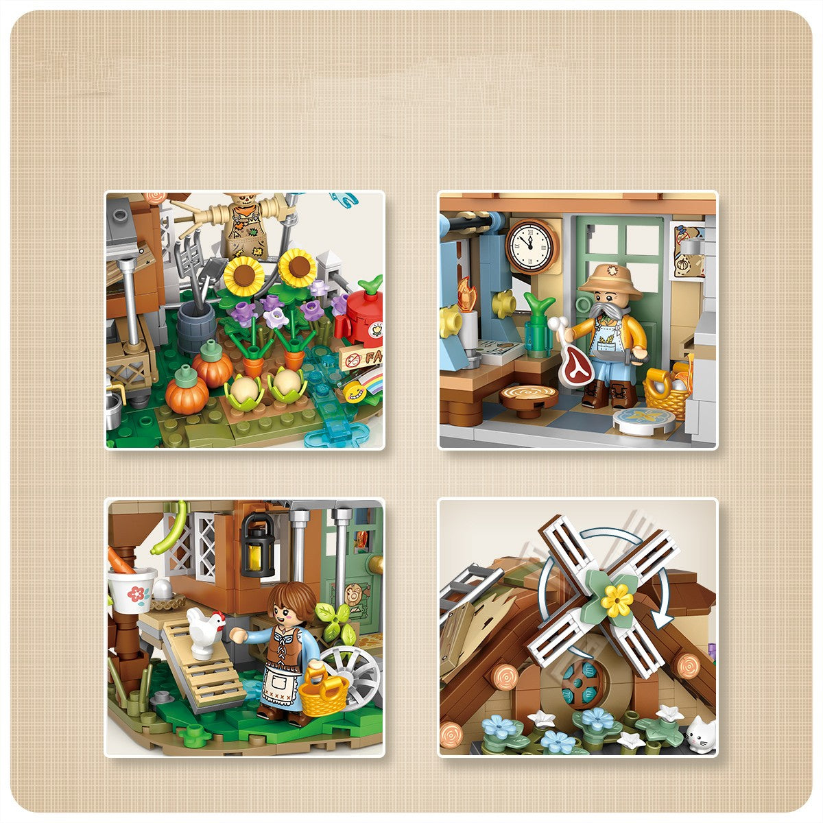Herbsthaus Ranch Mini Baustein Modell – Bild 5 | LuxeStyle