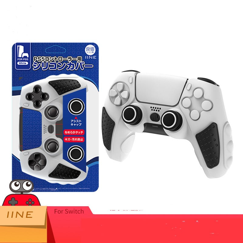 PS5 Controller Silikon-Schutzhülle mit Stick-Caps