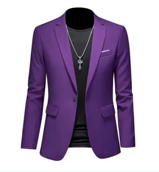 Herren Slim-Fit Blazer im koreanischen Stil