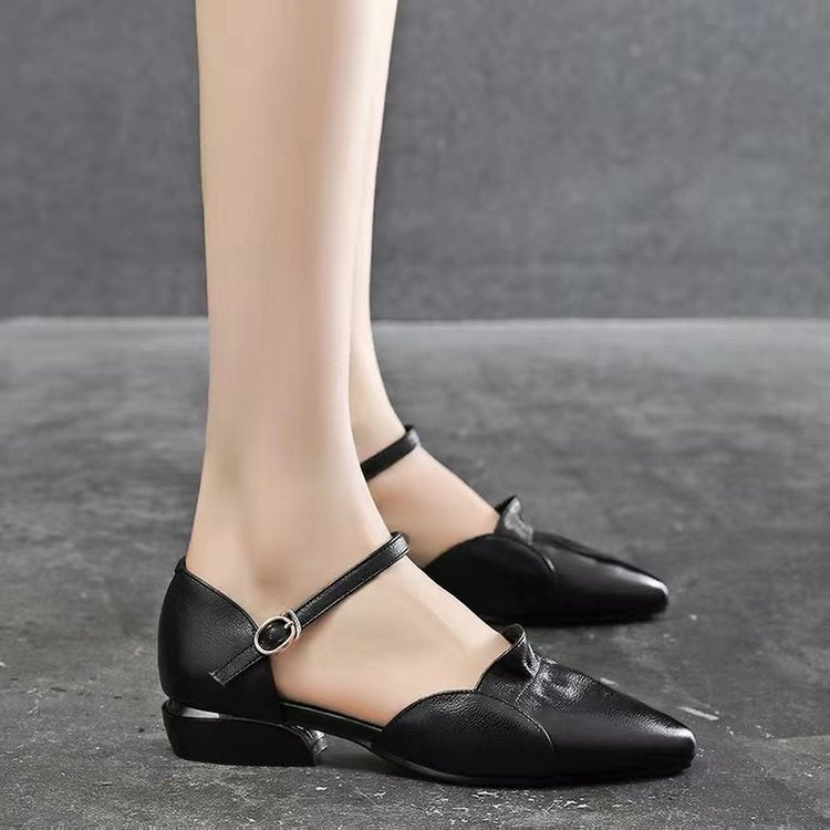 Coarse Heel Sandalen mit Schnalle – Bild 5 | LuxeStyle