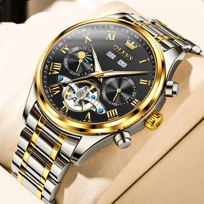 Herren Business Uhr Edelstahl
