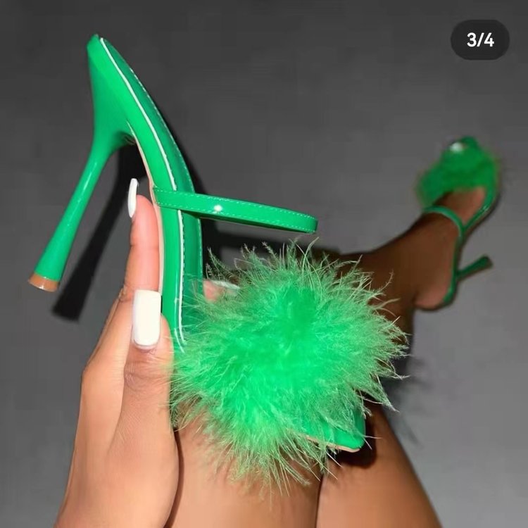 Feather Roman High Heel Sandalen mit Zehenschneide | LuxeStyle