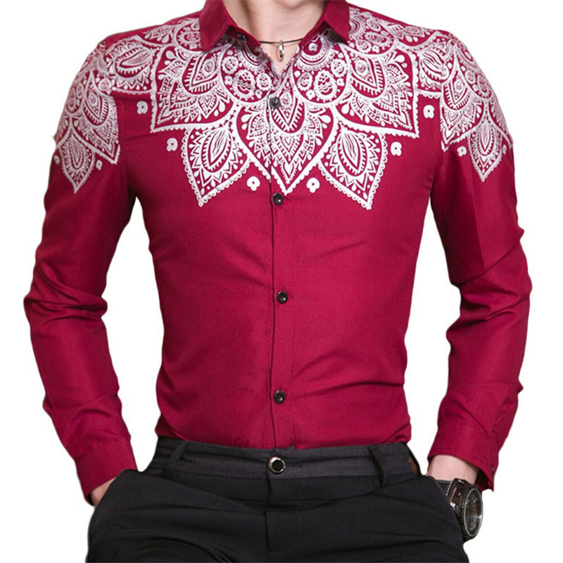 Hemd mit amerikanischem Western-Muster – Bild 4 | LuxeStyle