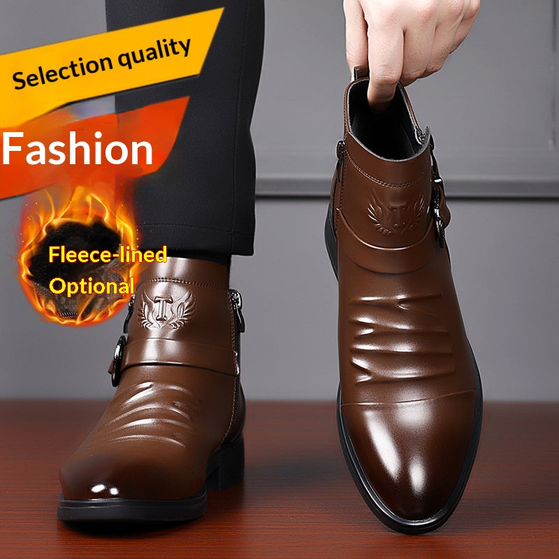 Britische Chelsea Boots aus Leder für Herren