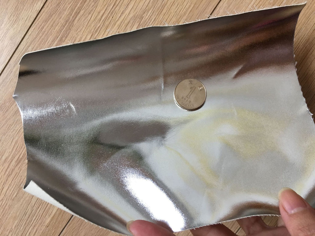 PU-Lederstoff Gold/Silber – Bild 2 | LuxeStyle