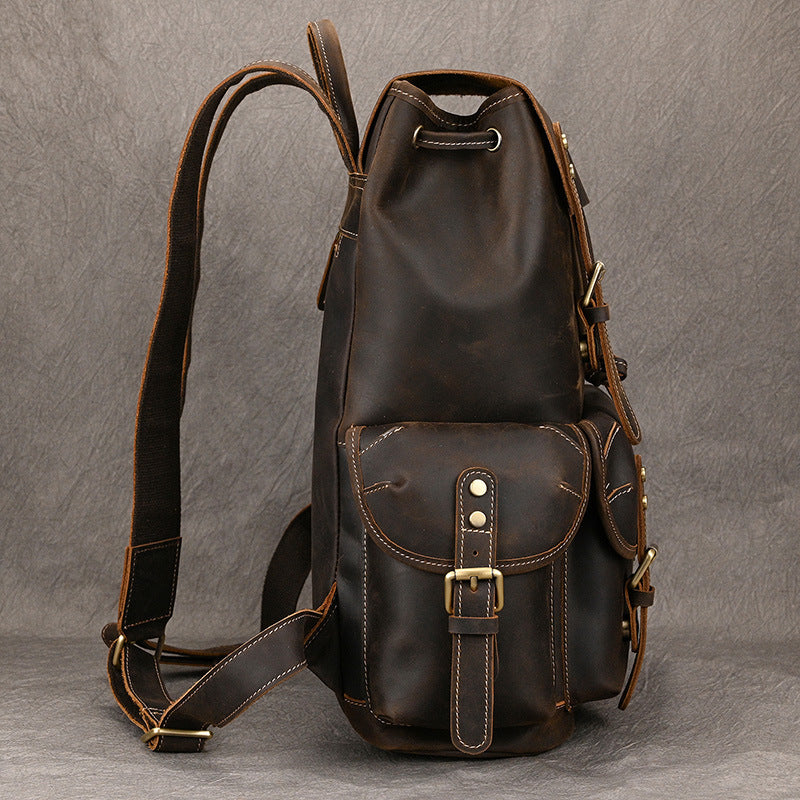 Lederrucksack "Crazy Horse" (36-55L)
