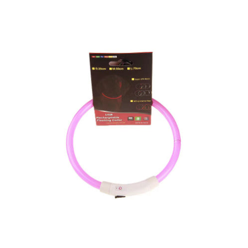 Leuchthalsband für Haustiere – USB-aufladbar