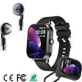 Farbe: Schwarz Silikon Armband Set
